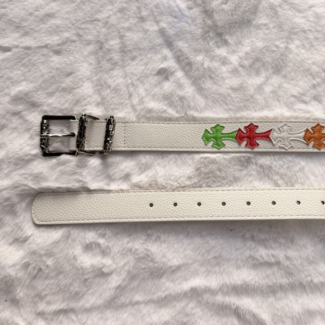 Holy Chrome Belt (White)