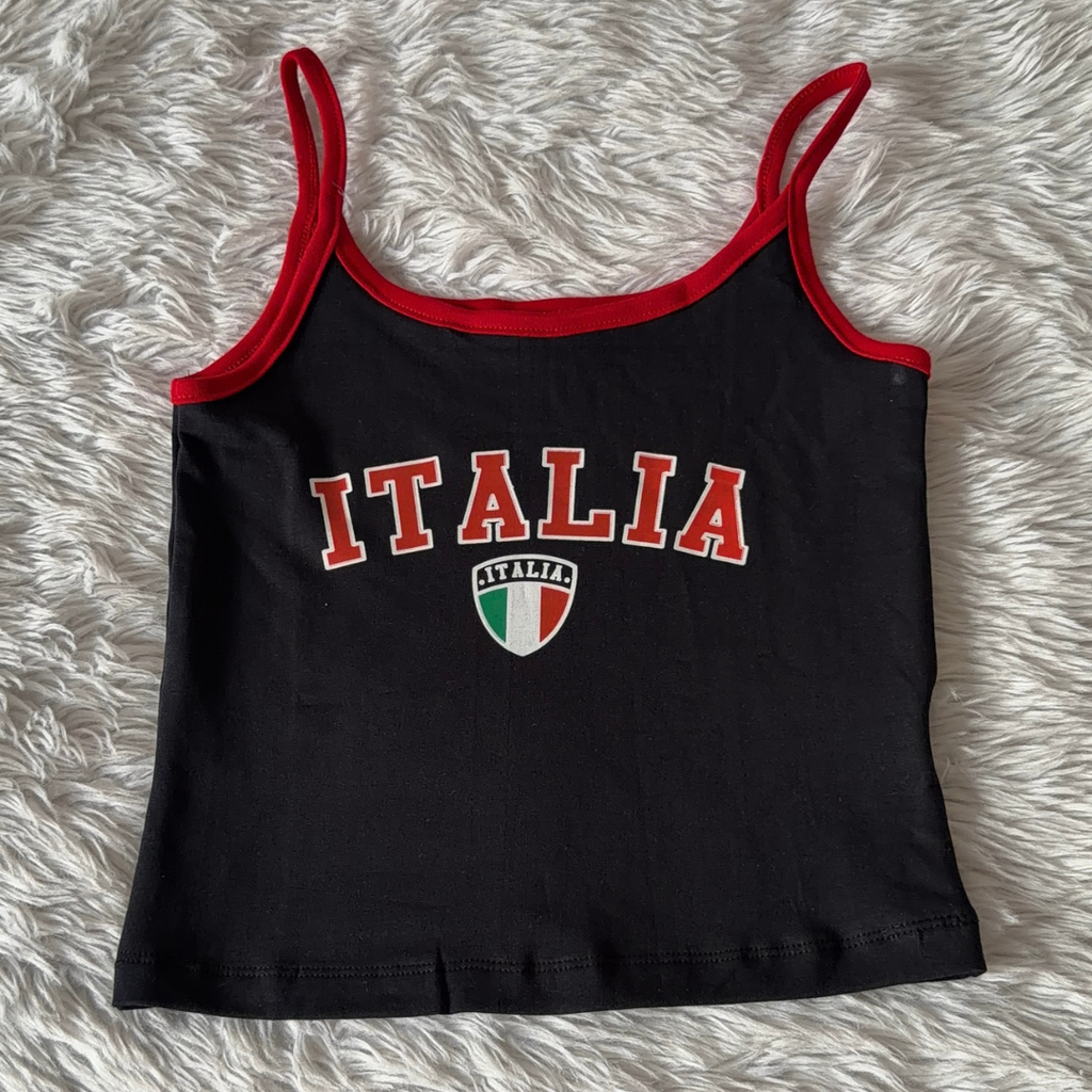 Italia Black Cami