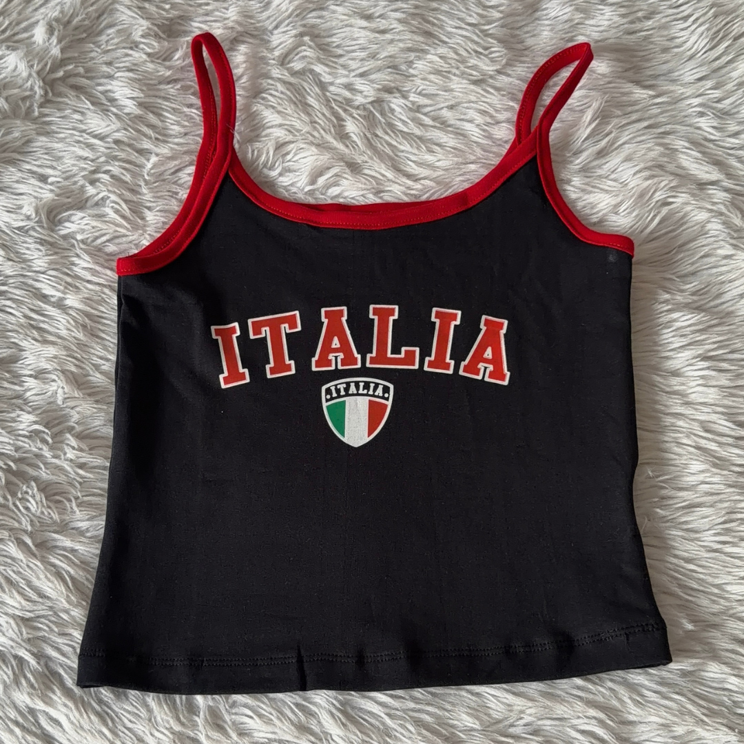Italia Black Cami