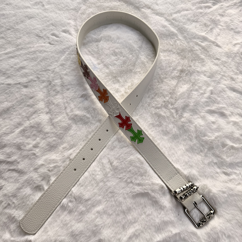 Holy Chrome Belt (White)