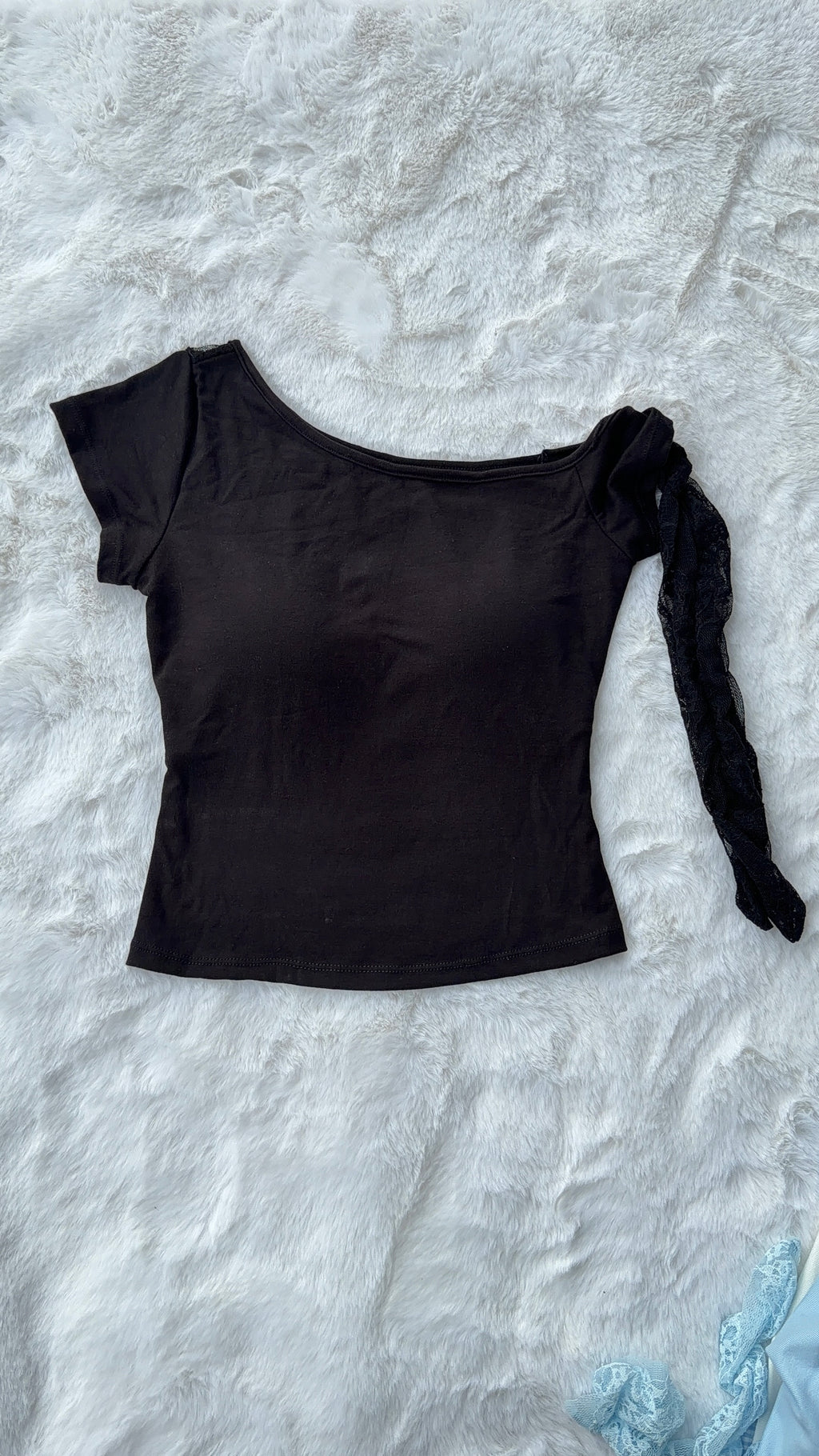 Noir Ribbon Top