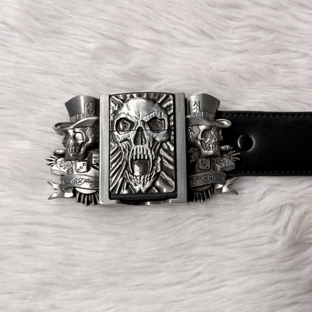 Howling Skull Lighter Belts