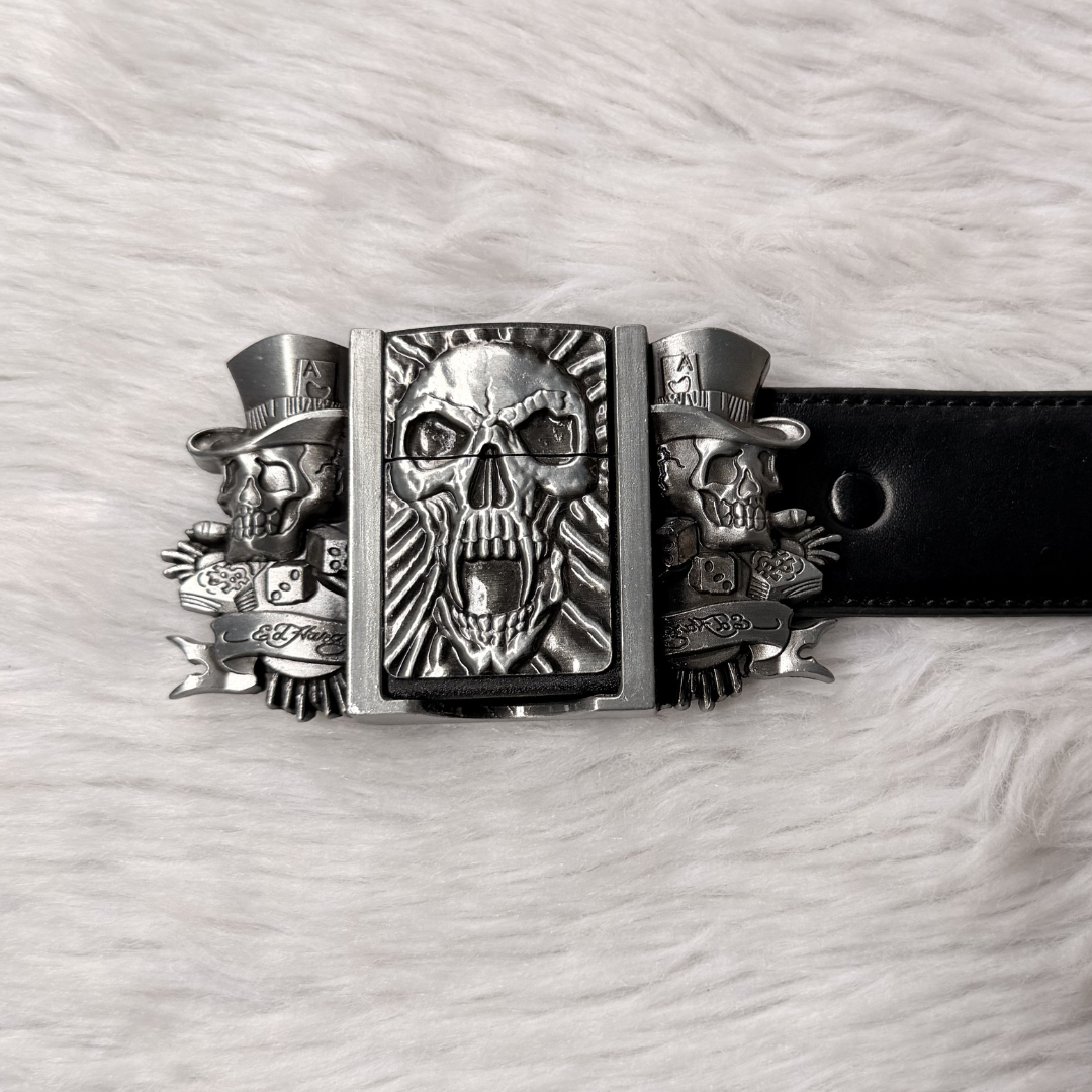 Howling Skull Lighter Belts