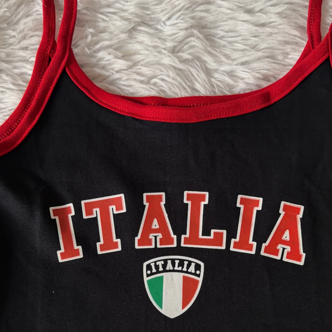 Italia Black Cami