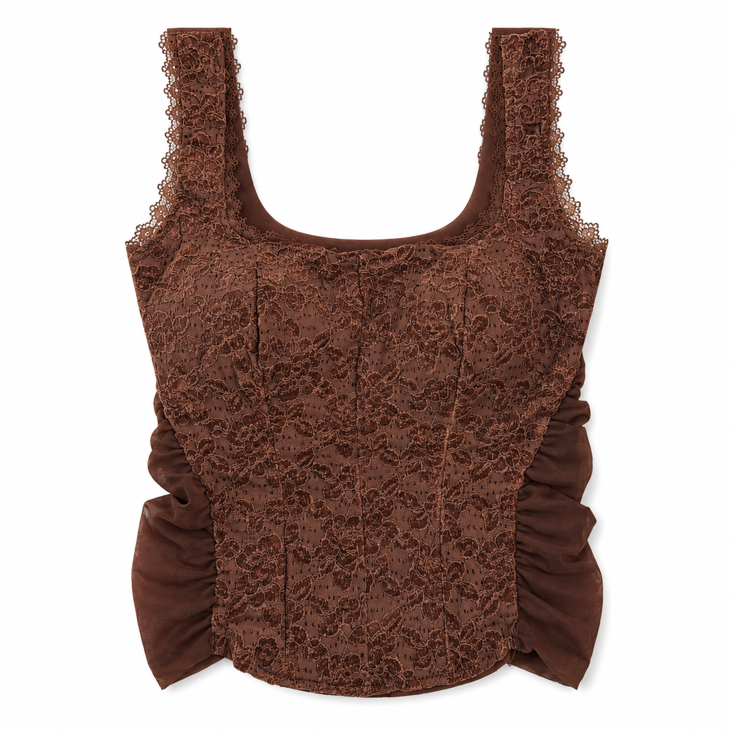 Cocoa Lace Corset