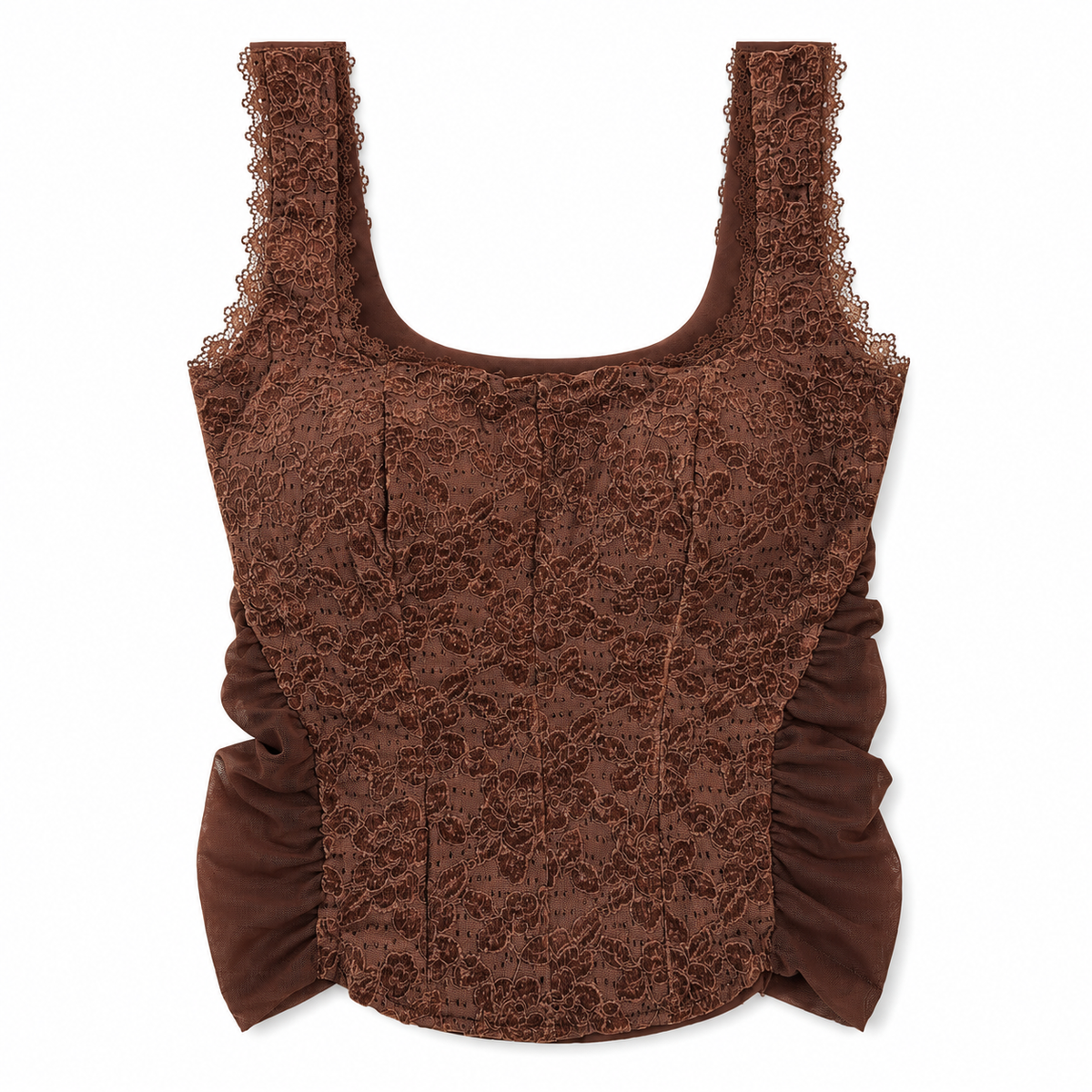 Cocoa Lace Corset