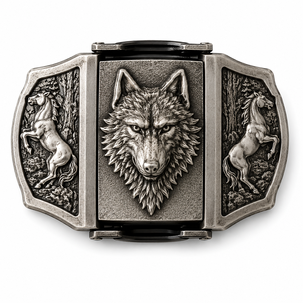 Lone Wolf Lighter Belt