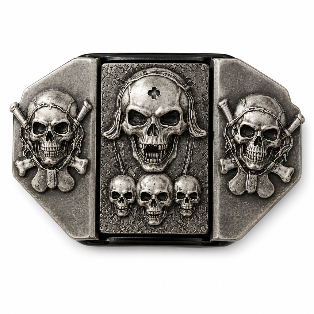 Skull Legion Lighter Belt