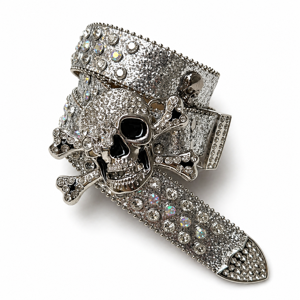 Bling Skull Belt