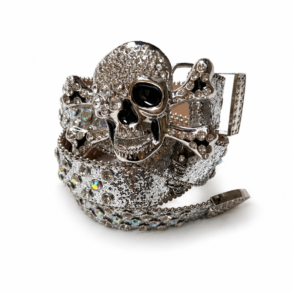 Bling Skull Belt