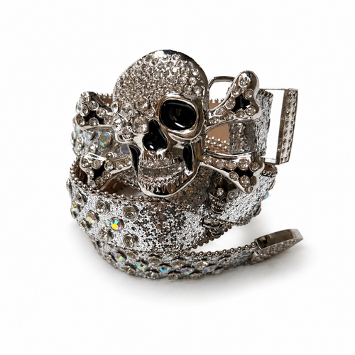 Bling Skull Belt