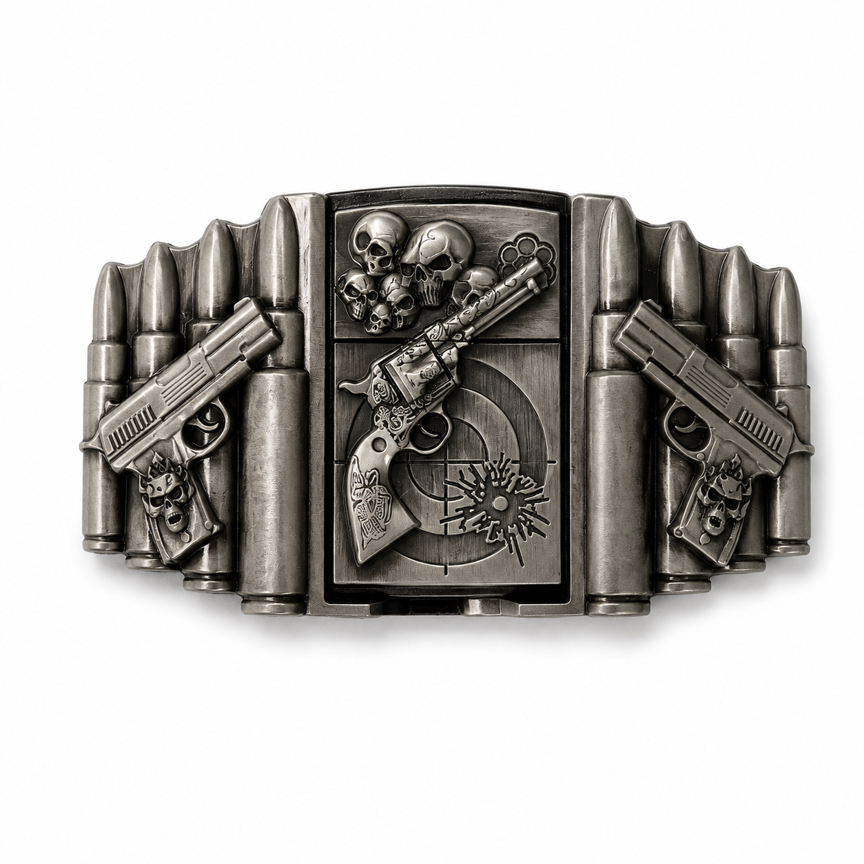 Crossed Barrels Lighter Belt