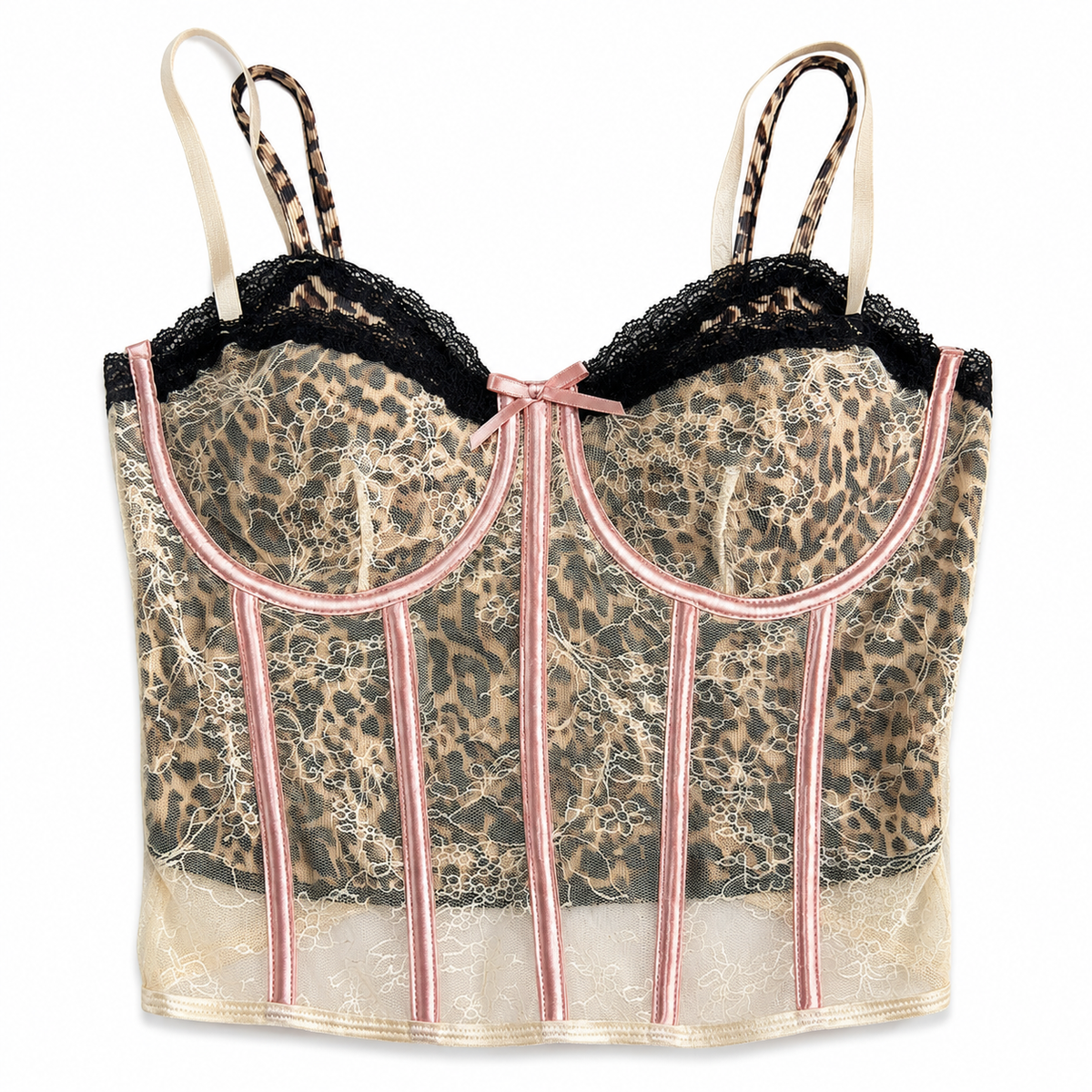 Leopard Lace Corset