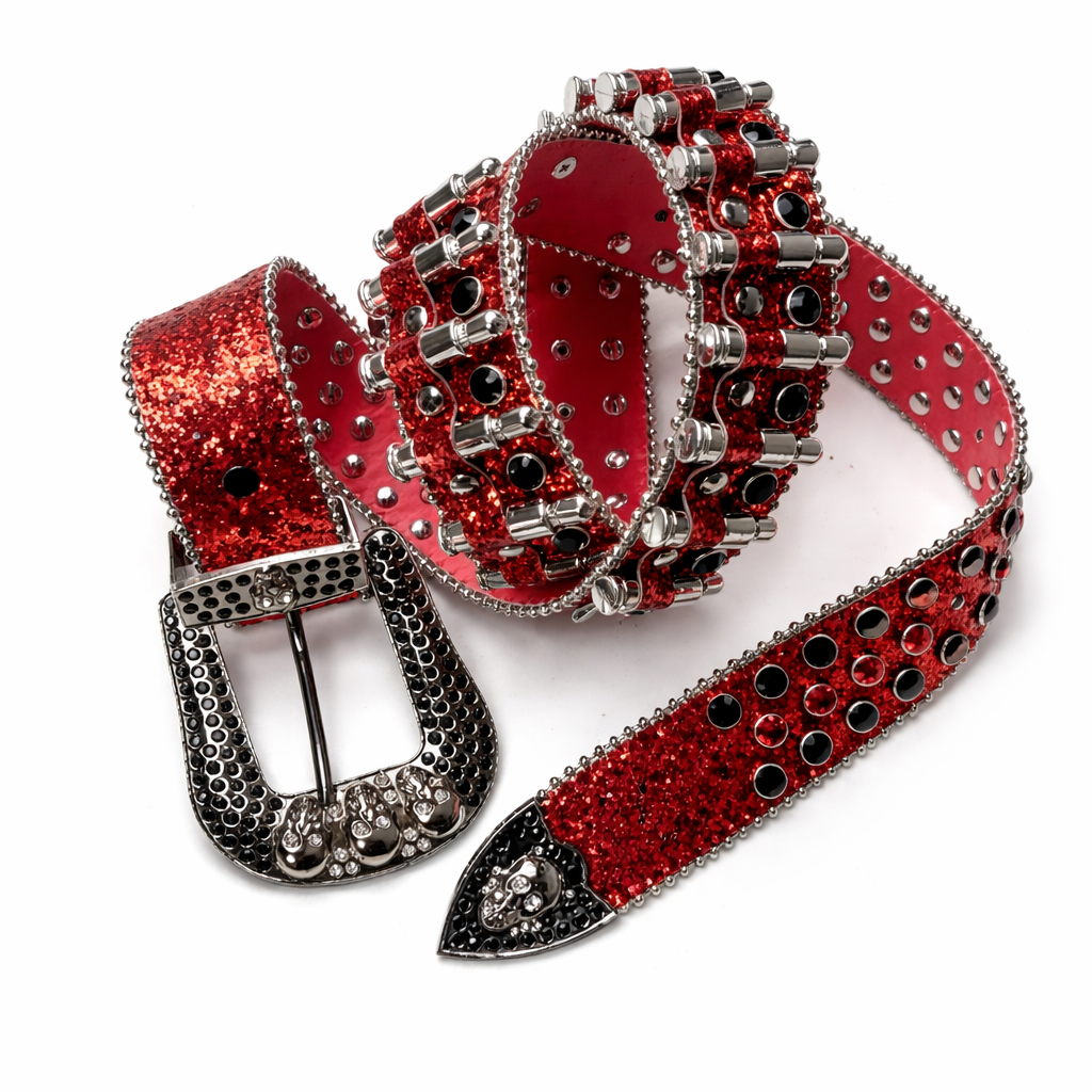 Red Bullet Belt