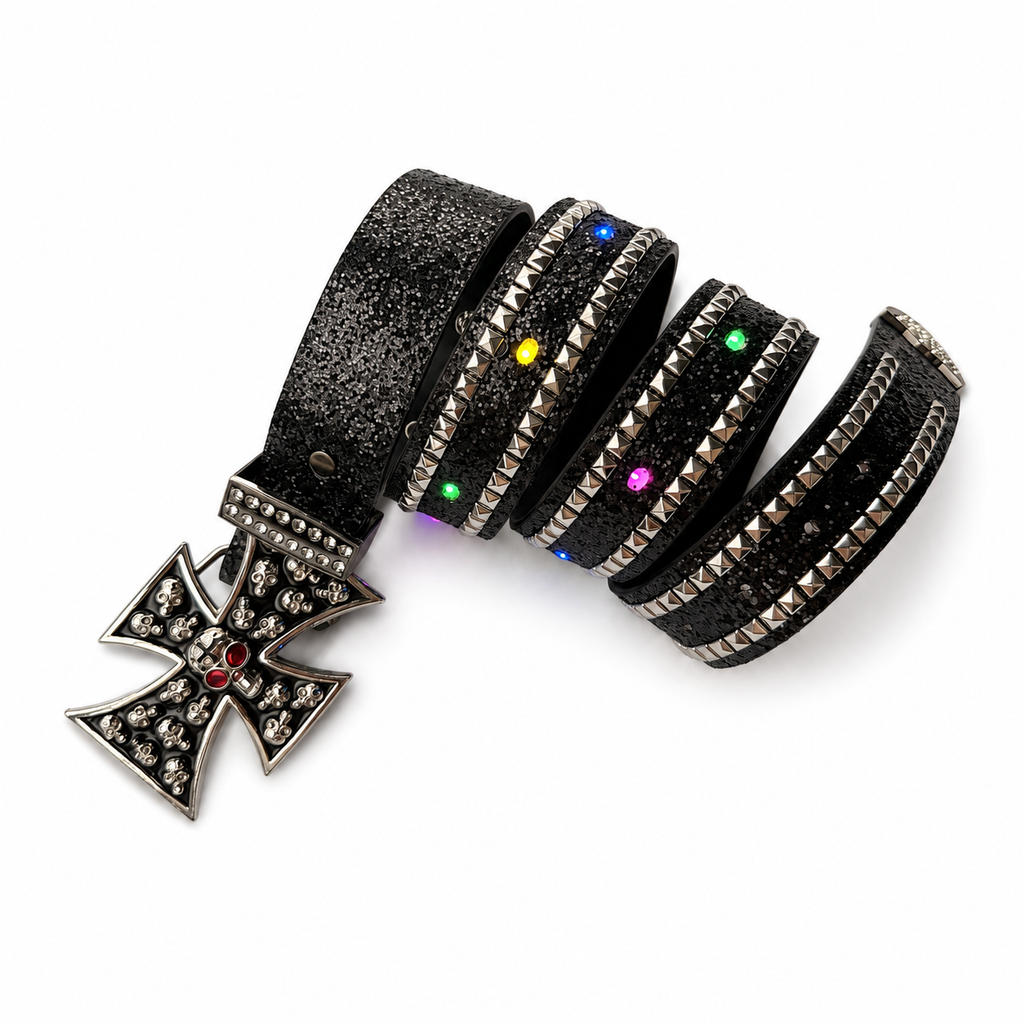 Neon Reaper LED Studded Belt