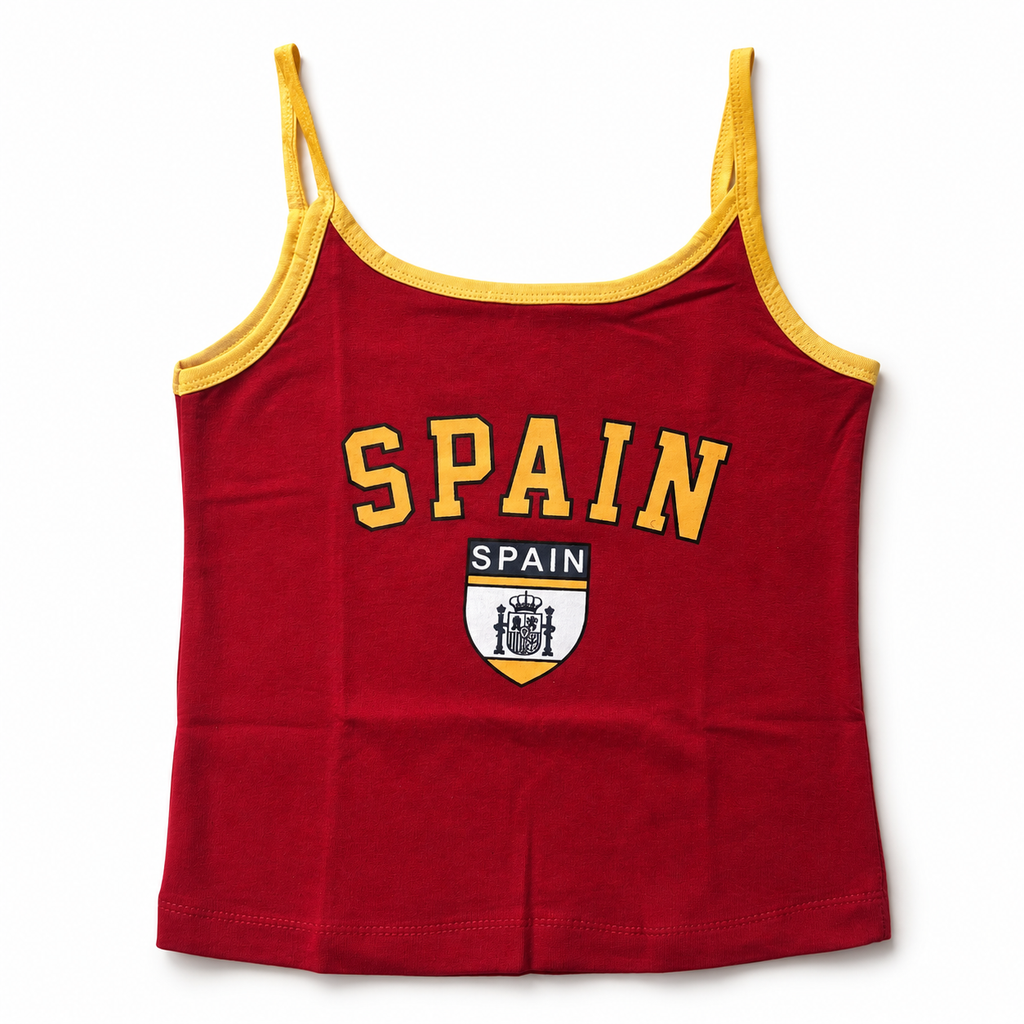 Spain Top - Red