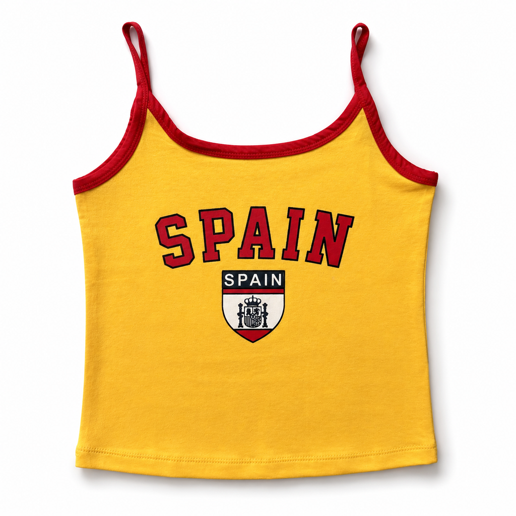 Spain Top - Yellow