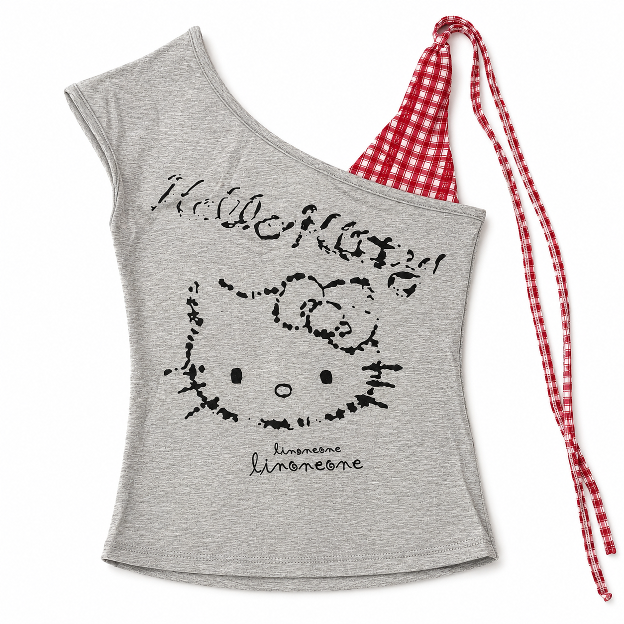 Hello Kitty Top - Grey(Padded)