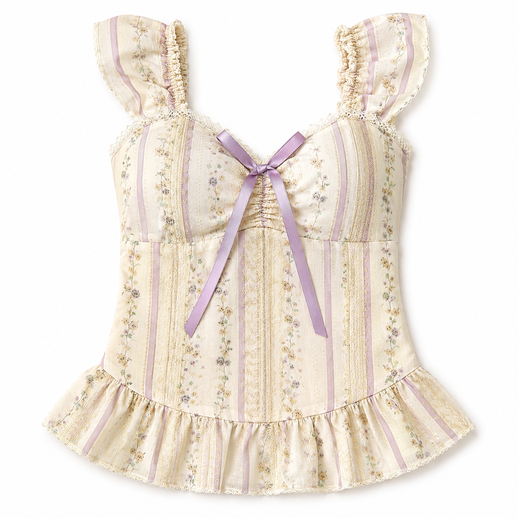 Lavender Lace Top