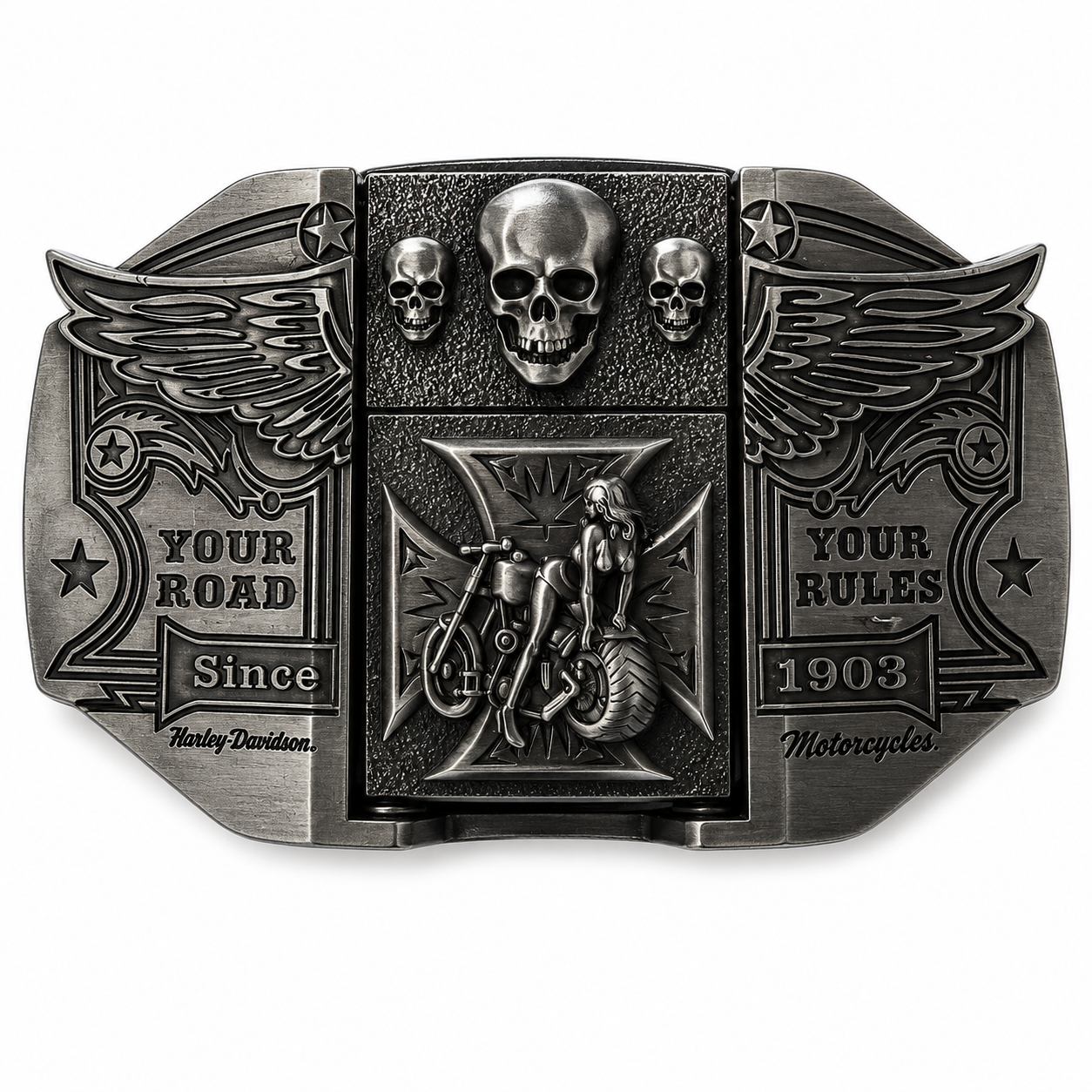 Grim Rider Lighter Belt