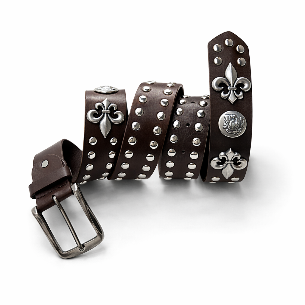Chrome Syndicate Belt - Brown
