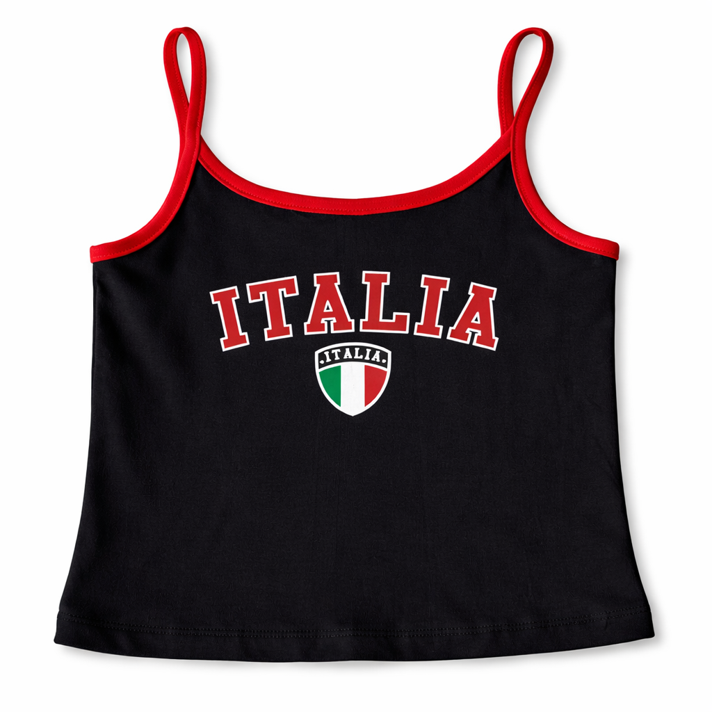 Italia Black Cami