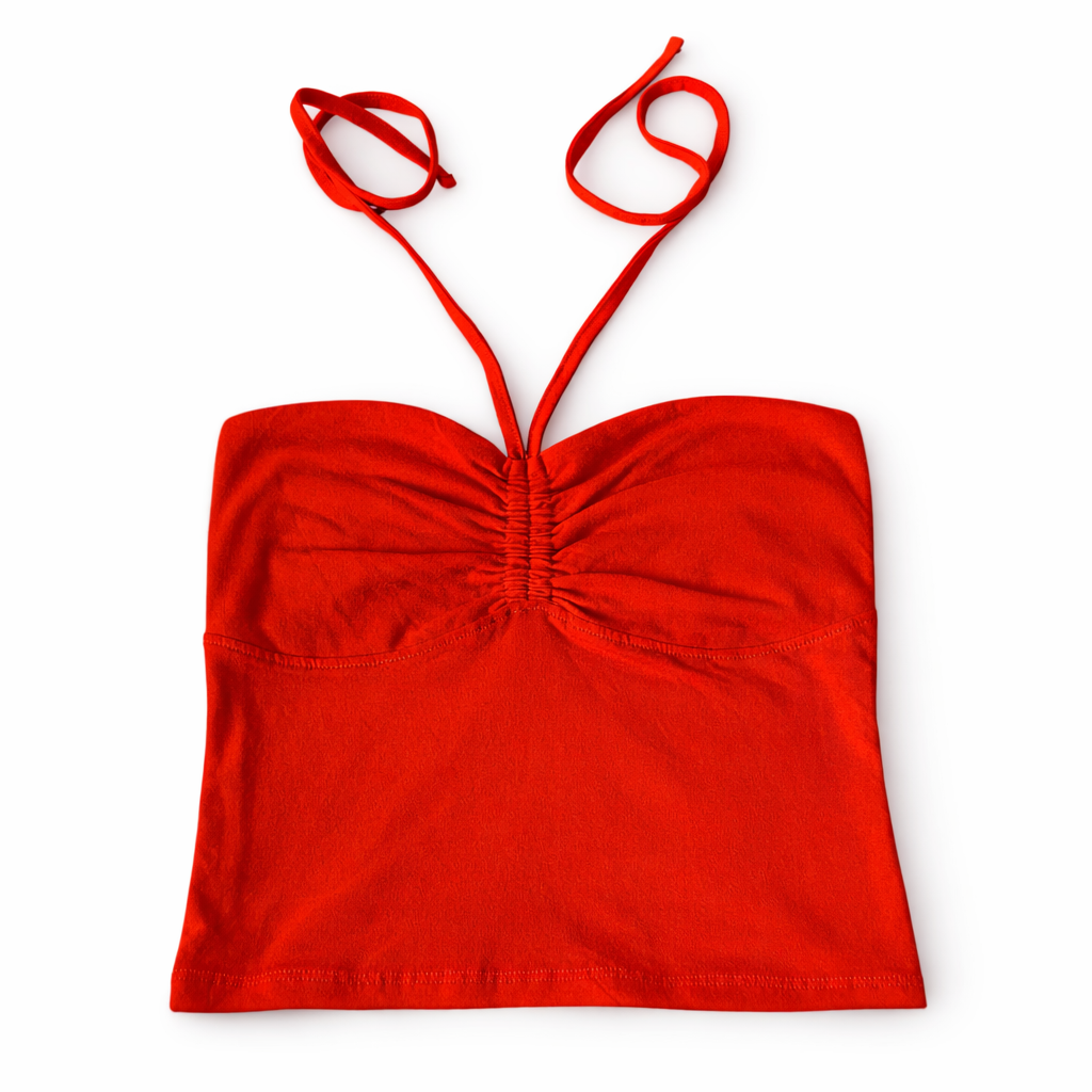 Cherry Pop Ruched Cami