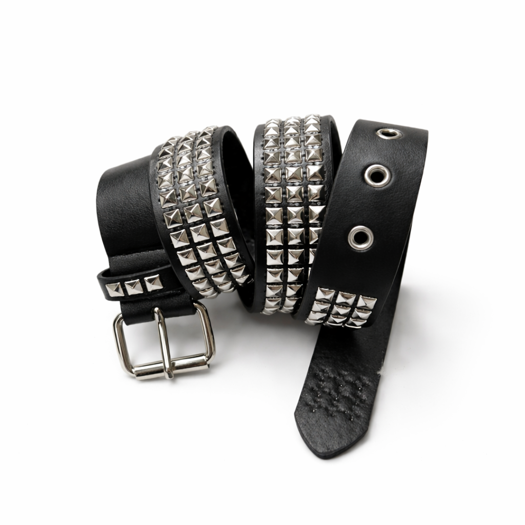 Pyramid Stud Belt (Black)
