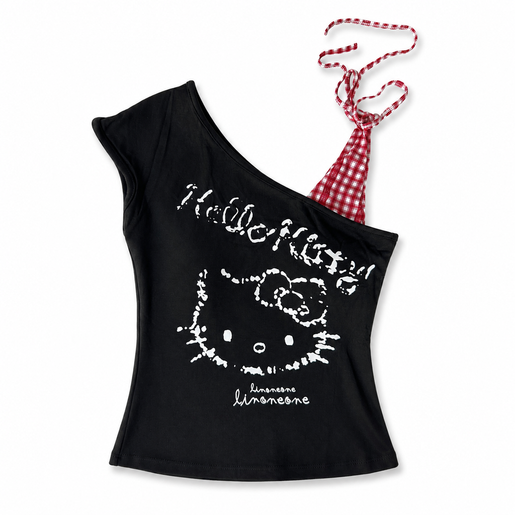 Kitty Riot Top - Black