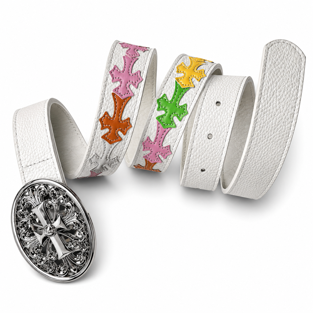 Chrome Hearts Ivory Saints Belt