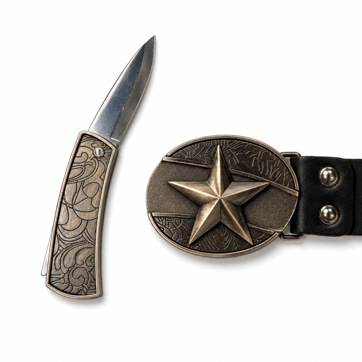 Lone Star Knife Belt