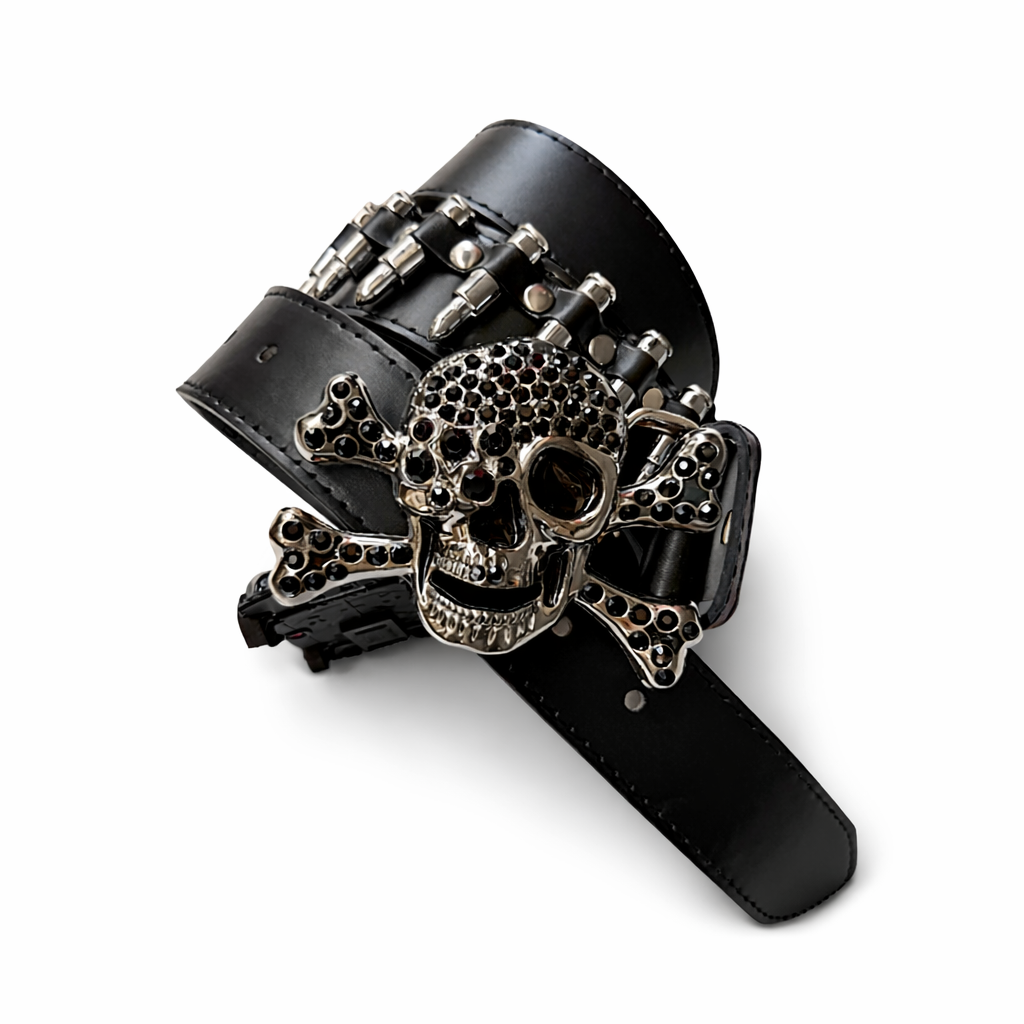 Vampire Skull Bullet Belt