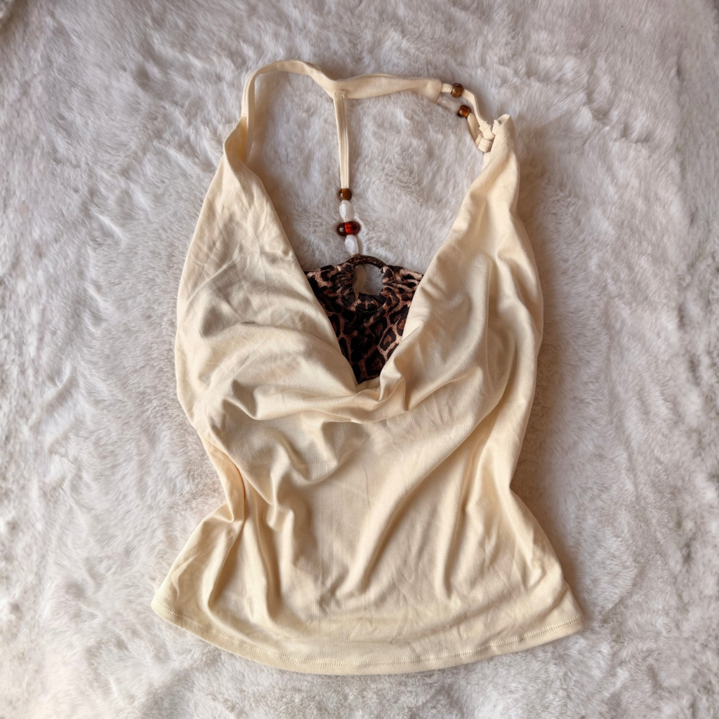 Sahara Cowl Halter Top