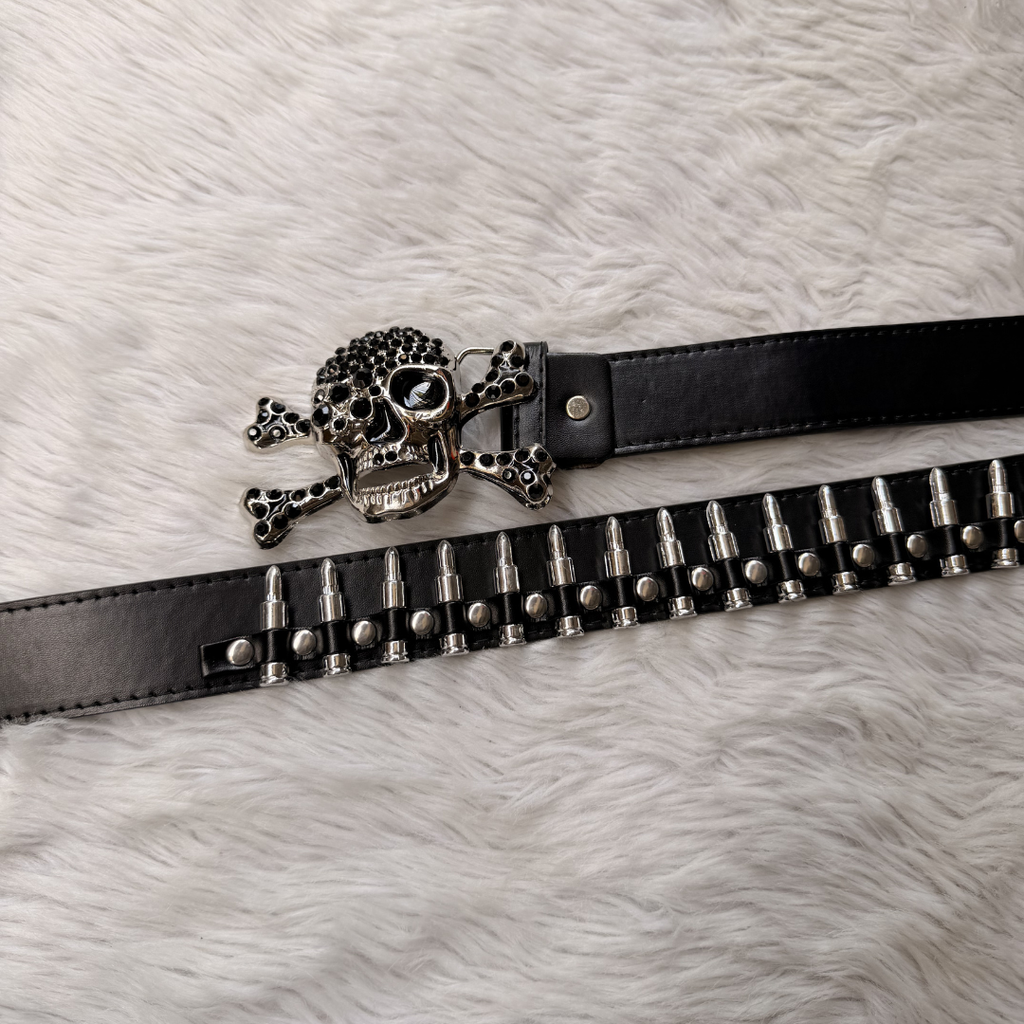 Vampire Skull Bullet Belt