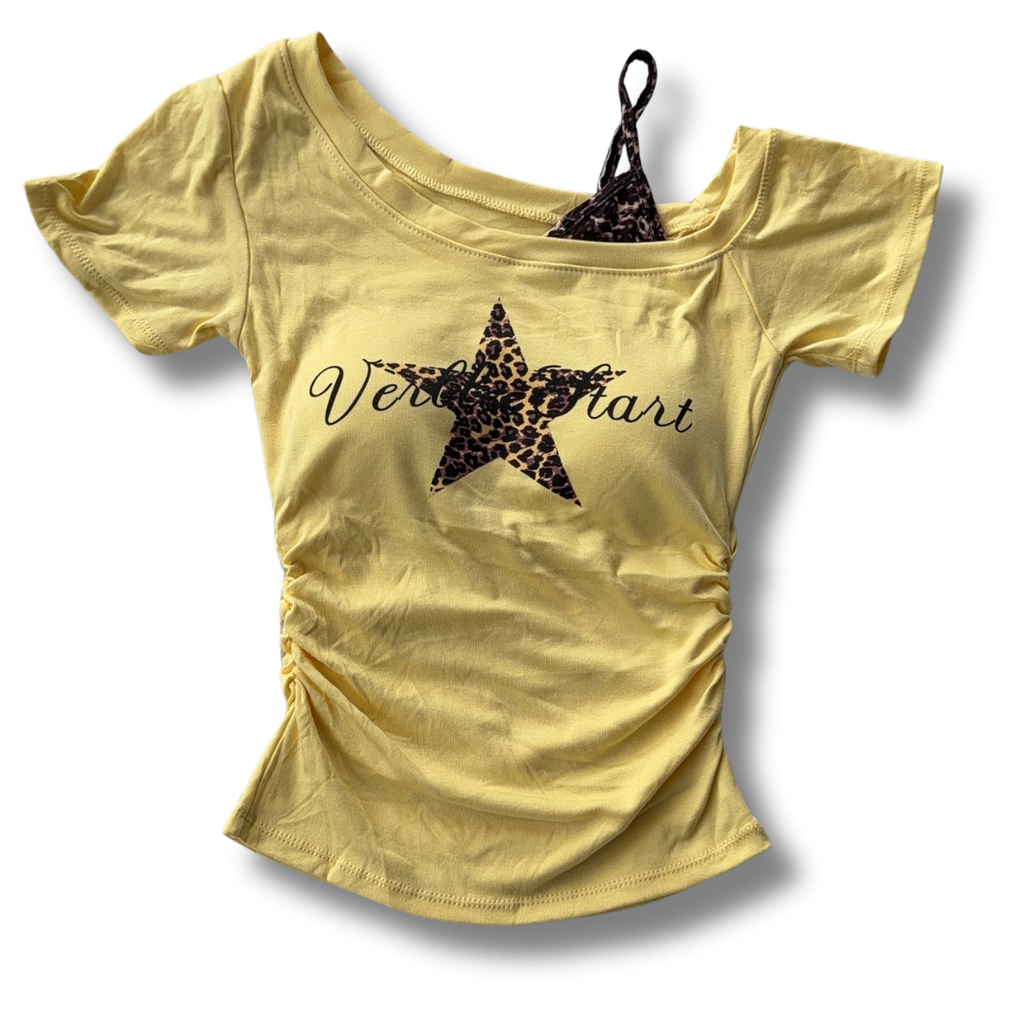 Starstruck Baby Tee - Yellow